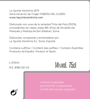 Tinto Crianza 2019